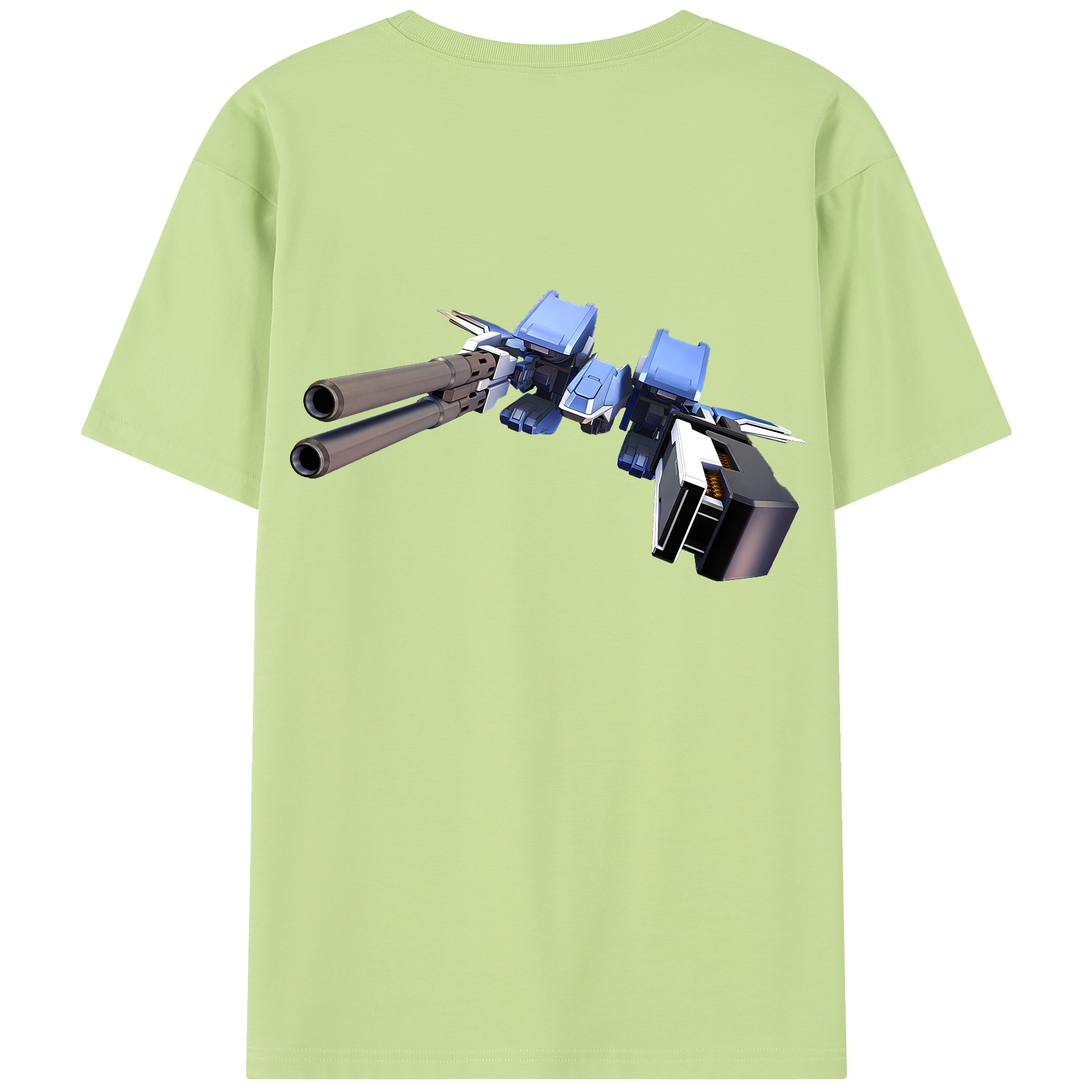 （画像用） 機動戦士ガンダム Mobile Suit Gundam 綿100％半袖Tシャツ（背面プリント）